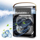 Portable Air Conditioner Fan USB Mini Cooler with LED Night Light & Humidifier