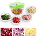 Speedy Chopper Multi-Use Turbo Cutter – Mini Handy Manual Vegetable & Fruit Chopper | Heavy-Duty (Random Color)