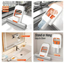 Mini Foldable Desktop Mop – Portable Mini Cleaning Sponge Mop bathroom tiles, and small spaces