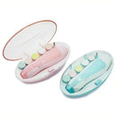 Baby Electric Nail Trimmer Kid Nail Polisher Tool Baby Care Multifunctional Fingernail Cutter Trimmer Infant Manicure Set