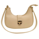 Crescent Luxury Faux Leather Shoulder Bag |  Elegant Handbag for Women