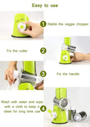 Manual Vegetable Drum cutter Slicer Multifunctional Round Slicer Kitchen Gadget
