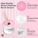 Electric Makeup Brush Cleaner Machine Gentle And Efficient Cleaning USB Powered Electric Scrubber Makeup Supply