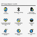 GT1 Smartwatch | Bluetooth Calling | Full Touch Display | Android & iOS Compatible